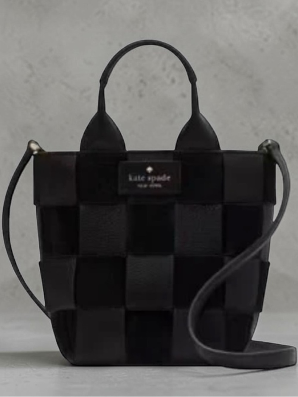 KATE SPADE Black Patent Mini Tote -NWT - Picture 3 of 6
